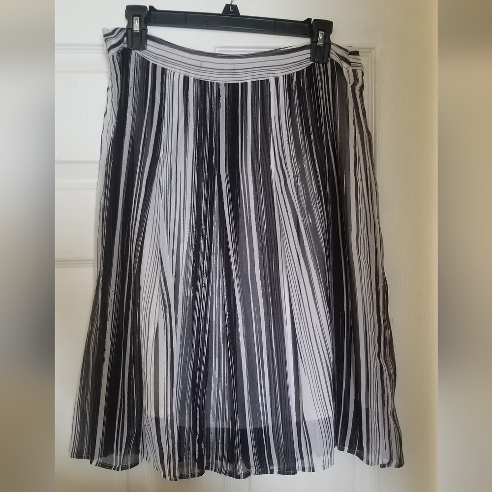 IMNYC Women's Striped Flowy Skirt Size M